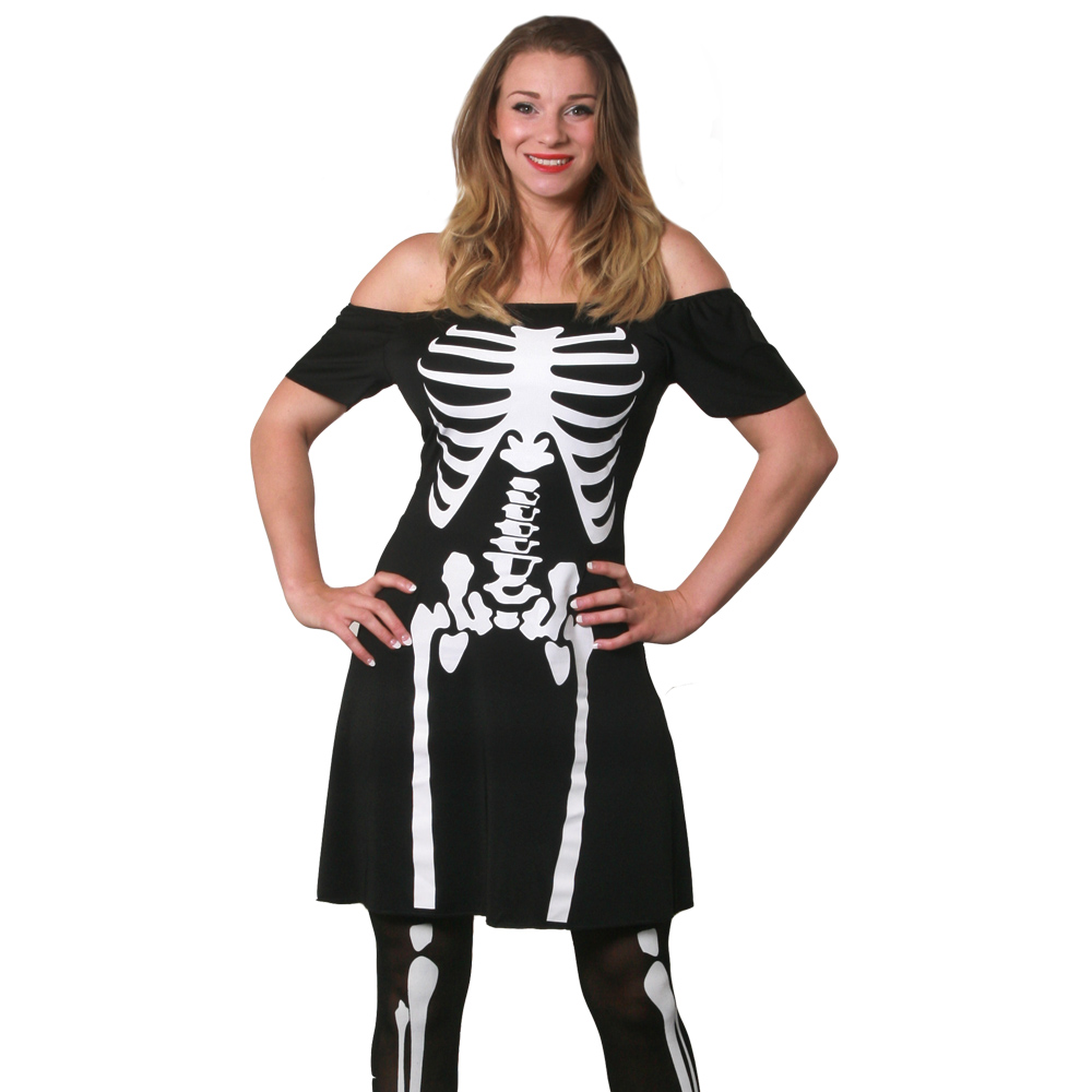halloween skeleton dress